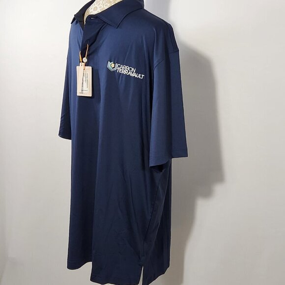 Peter Millar Men's Size L Blue Summer Comfort Crown Sport Sun Protection Shirt - Picture 7 of 13